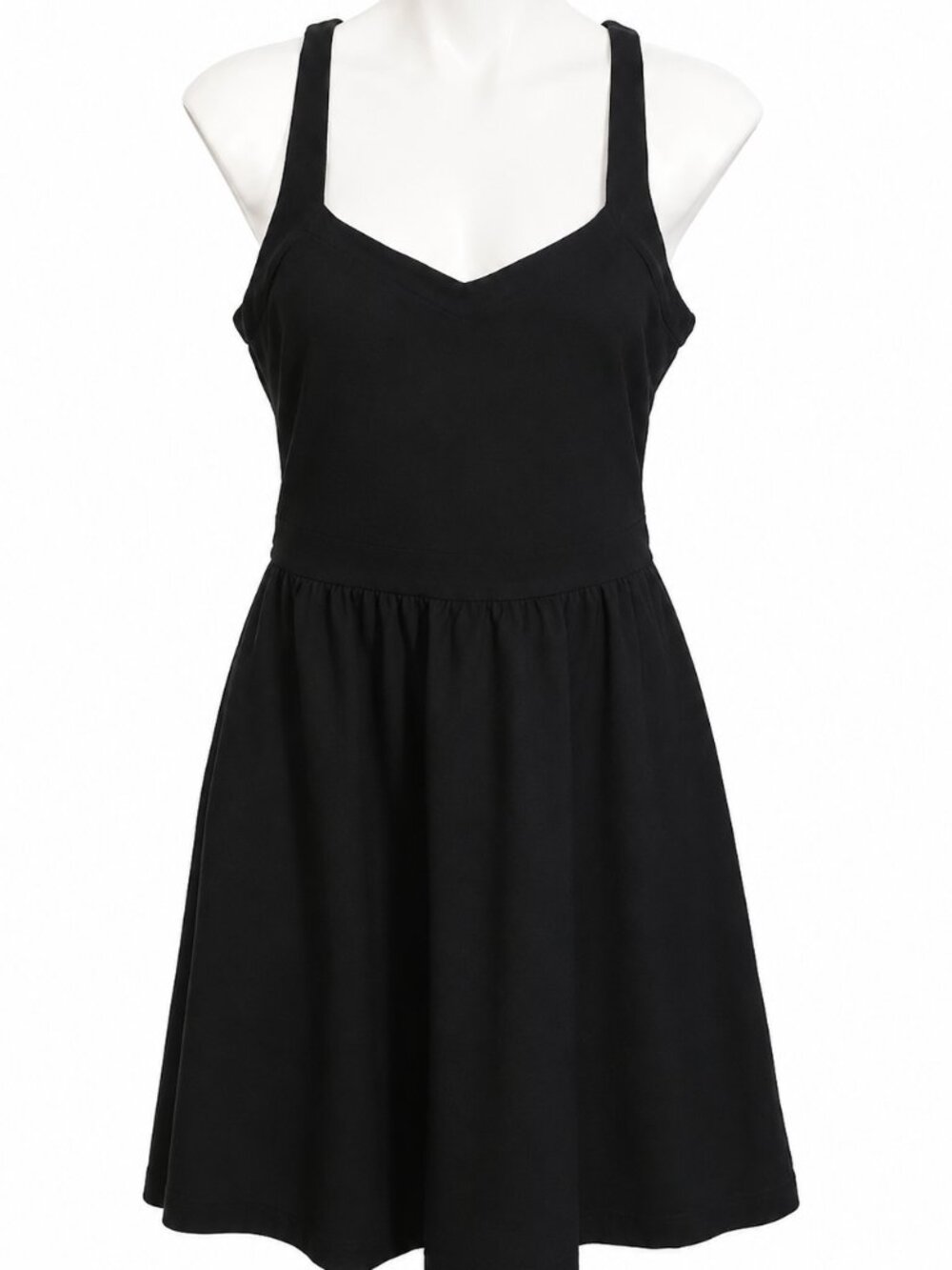 NEW size 8 black dress. CYNTHIA ROWLEY sleeveless with pockets. Dressy. Glam